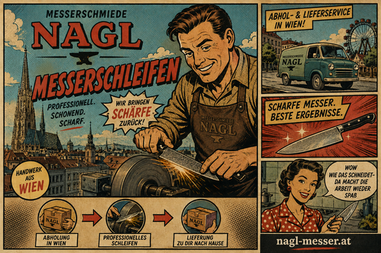 Lassen Sie Ihre Messer, Scheren und Werkzeuge schleifen- einfacher als je zuvor